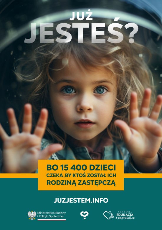 Plakat kampanii Już jesteś?