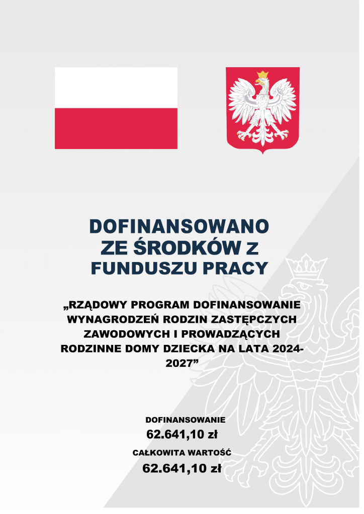 Plakat fundusz pracy - dofinansowanie